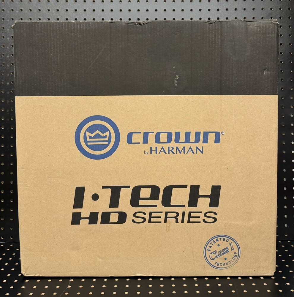 CROWN Audio I-Tech 4x3500HD DriveCore 4-CH 4000W Power Amplifier, speakON Output