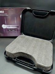 GUDEHOLO G920 Wireless Microphone System Duel Handheld 2×20 Channels UHF W/Case