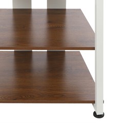 4-Tier AV Media Stand Stereo Stand w/Storage Shelves Media Holder Load 110.23lbs