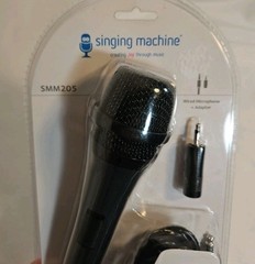 Singing Machine Wired Microphone for Karaoke Unidirectional Dynamic SMM205
