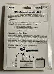 NIB Signal Flex SF-DB High-Performance Passive Pro Direct Box KMC Music
