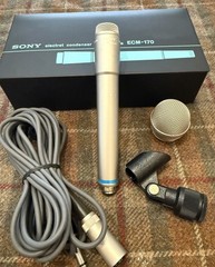 Sony ECM-170 Microphone w/ Box and Accessories, Made in Japan, Nice!