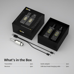 UHF Wireless XLR Transmitter and Receiver for PA System,150 ft Range | Auto Chan