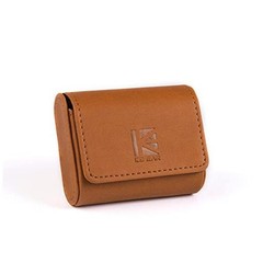 KBEAR IEM 4347 Brown Travel Portable Earphone Case