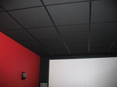 Soundsulate Black Acoustical Ceiling Tiles 24″ x 24″ x2″ Sound Absorbing Theater