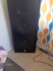 (2) Rockville RSG15.24 Dual 15” 3000 Watt 3-Way 4-Ohm Passive DJ / PA Speaker