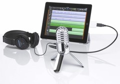 Samson Meteor Mic USB Studio Microphone | Large Diaphragm | Built-in Monitoring