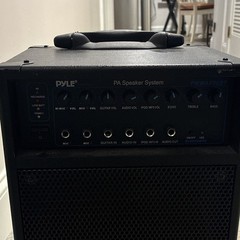 Pyle PWMA230BT Portable PA Speaker System Bluetooth Mic Input 8in Black