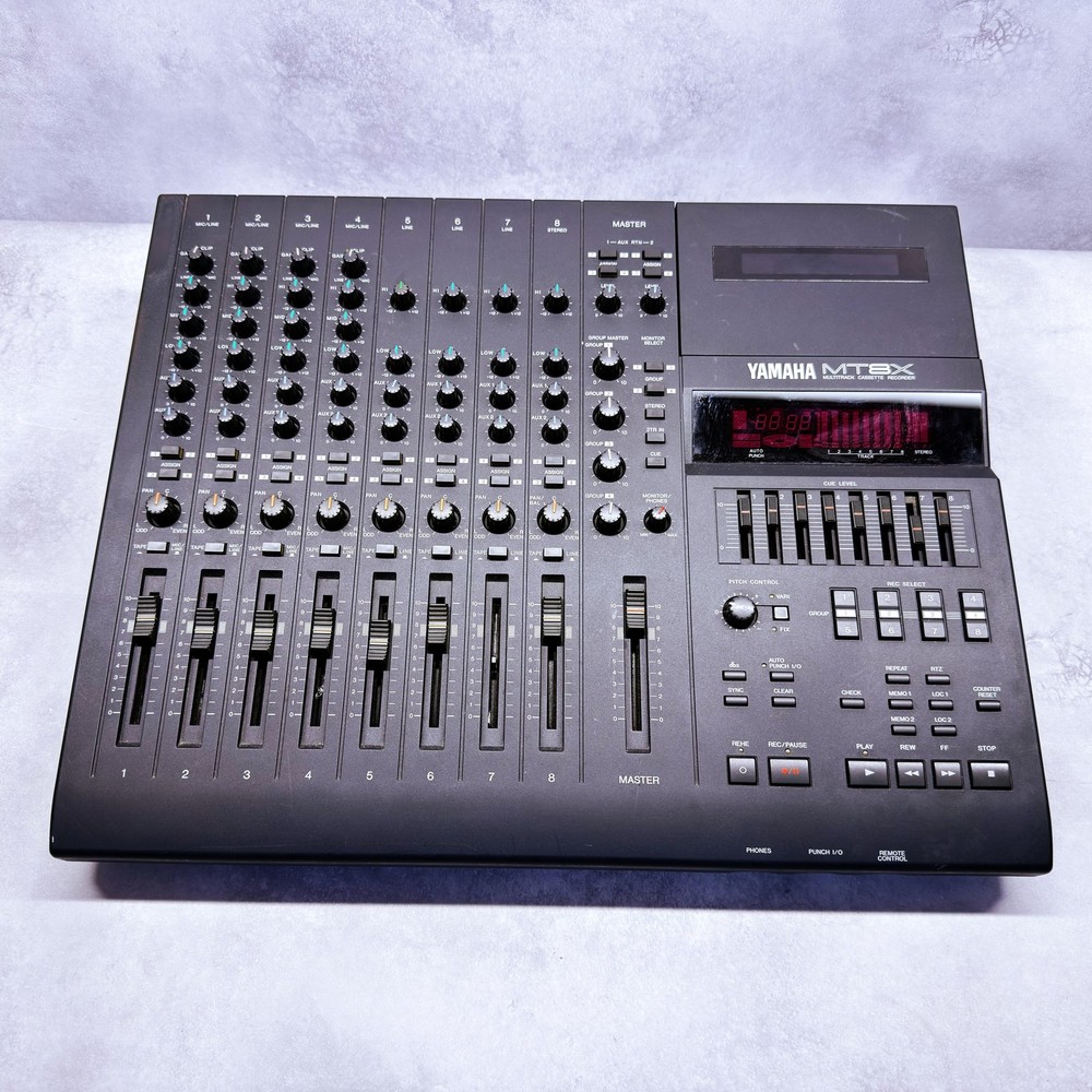 YAMAHA MT8X Cassette MTR 8 Track Recorder For Parts Backlight Issue Japan SNNA