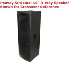 Replacement Crossover for Peavey SP4 Dual 15″ 3-Way Speaker w/ Speakon 1/4″ Jack