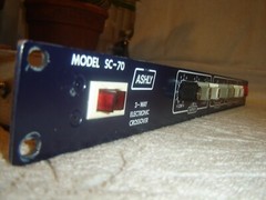 Ashly SC-70, 3-Way Crossover, Blueface, Vintage Rack