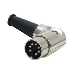Switchcraft Angled 7 Pin Din Plug 270 Degree. 15DL7M. Midi Audio B&O