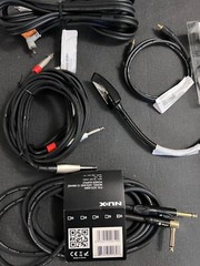 Lot of Audio Speaker Cables Hosa Dual Banana Nux New