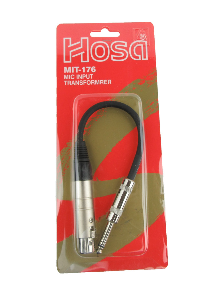 Hosa MIT-176 Impedance Transformer, XLRF 6in Cable – New Old Stock, Free Ship