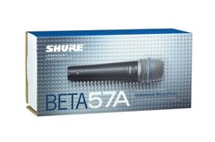 Shure BETA 57A Instrument Microphone – Supercardioid Dynamic Mic for Vocal and
