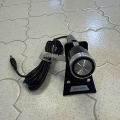 Vintage Sears DYNAMIC Microphone 200 OHMS 84-23410 Silver Black