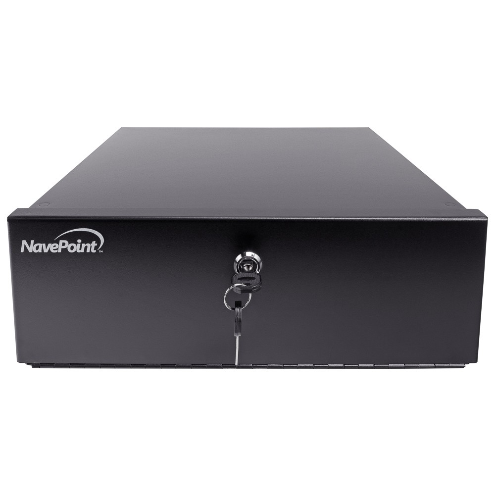 DVR Security 16 Gauge Lock-Box Heavy Duty With Fan 15″ x 15″ x 5″ Locking Black