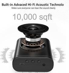 Wireless Voice Amplifier with Wireless Lavalier Microphone, Bluetooth Speaker
