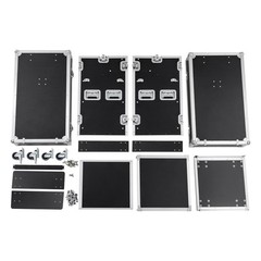 PA DJ Rack, PA DJ Cabinet, Network & Stereo Rack with 4 Wheels