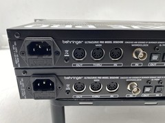 Lot of 2 Behringer Ultra-Curve Pro DEQ2496 24-Bit/96 kHz Processor
