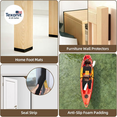 High Density Self-Adhesive Sound Insulation Acoustic Closed Cell Foam, 5.8 Sqft