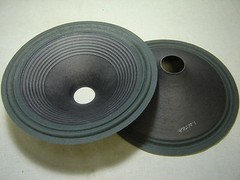 Pr. 12″ Paper Speaker Cones — Recone Parts — 451279-1