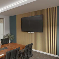 Acousticpro 1 In. X 1 Ft. X 8 Ft. Noise Cancelling Half round MDF Sound Absorbin