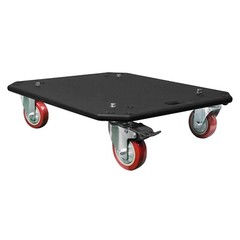 Sound Town Sturdy Plywood Caster Board for Rack Case 4″Wheels Brakes (STRC-CB)