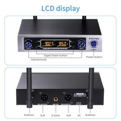 Wireless Microphone System with Dual Lavalier and Headset Mics