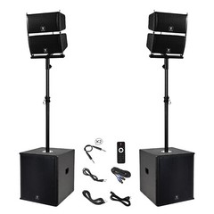 PRORECK CLUB 6000 Club Sound System Line Array Active DJ Nightclub Bar Speaker