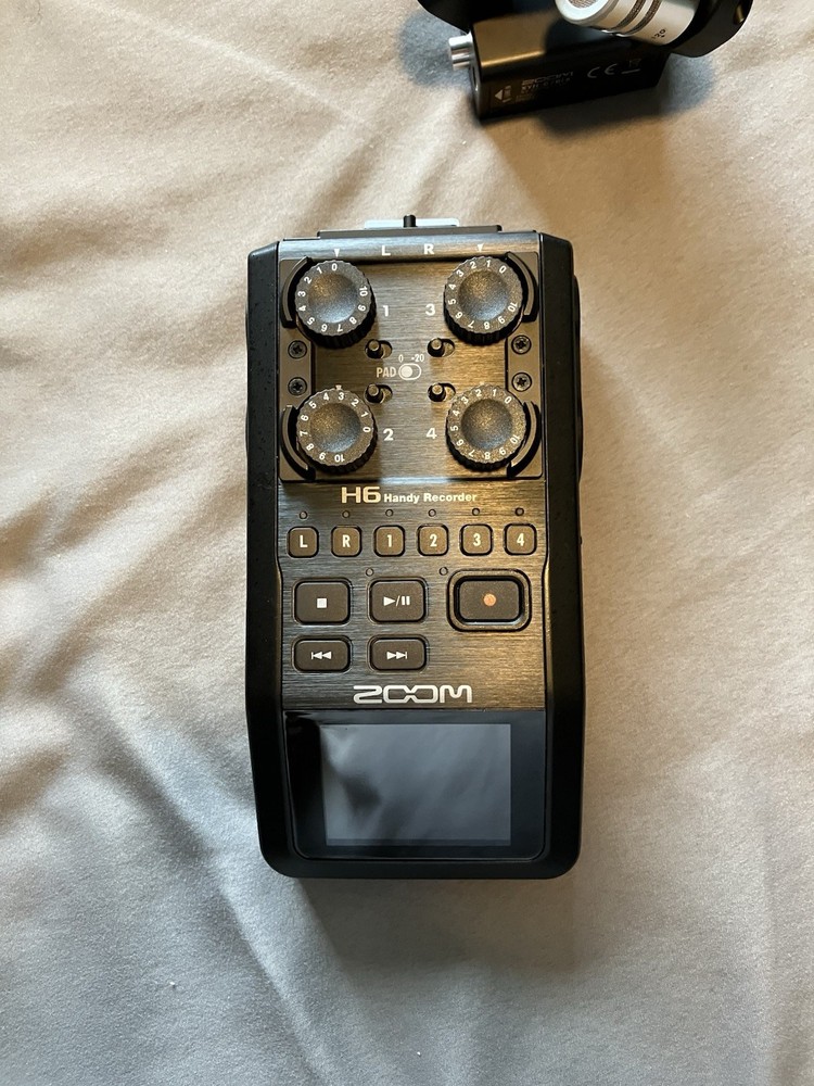 Zoom H6 Portable Digital Handy Recorder Six-Track Open Box Never Used