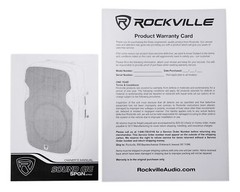 2 Rockville SPGN104 10″ Passive 800W DJ PA Speakers ABS Lightweight Cabinet 4ohm