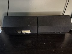 Nady Audio PM-100 Personal Stage Monitor Speakers Pair Black Plastic Metal Used