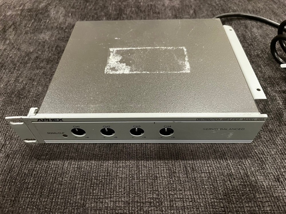 Aphex Model 120 1×4 Audio Distribution Amp Line Level Rack Unit