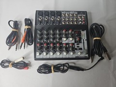 Behringer XENYX 1202 Mixing Console, 12-Channel, 4 Mic Inputs w/ Cables