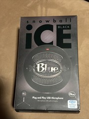Snowball Ice Black Blue Microphone USB Plug & Play