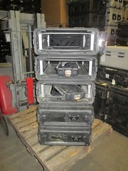 Rackmount 03U x24 ECS Legacy Composite Shock Mount Shockmount Case Black D