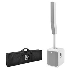 Electro-Voice EVOLVE 70 White Column Powered Speaker System Pair w Road Case
