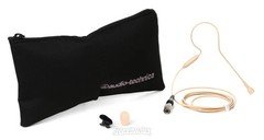 Audio-Technica PRO 92cH Omnidirectional Earset Microphone – cW, Beige