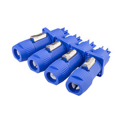 4Pack Neutrik Nac3Mpa Powercon Adapter Powercon in Connector to Powercon Panel