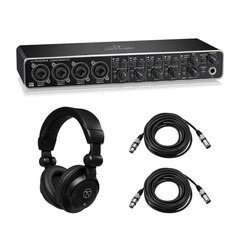 Behringer U-PHORIA UMC404HD 4×4 USB 2.0 Audio/MIDI Interface, Bundle with TAPH10