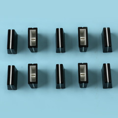 10Pcs Fader Caps, Fader Caps Mixer Slider Fader Knobs for Pioneer DJM350, 400, 5