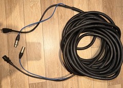 Elite Core PA50 50′ Powered Speaker Cable Cord – Balanced Neutrik XLR + AC Plug
