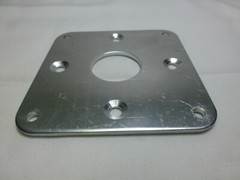 1″Exit Bolt-On 4″x4″ Driver Plate To Be Mounted In Speaker Cabinet 4 Holes