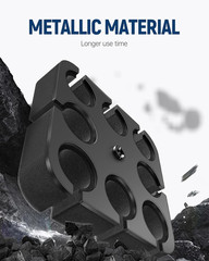 Multi Microphone Holder[Thickened Aluminum/Customized] for Mic Stand Holds up to
