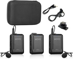 Crystal-Clear Wireless Lavalier Mic System for DSLR & Smartphones – WMX-1-DUO