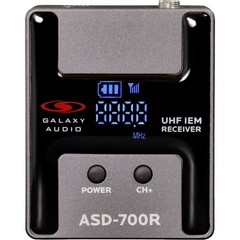Open Box Galaxy Audio ASD-700R Wireless In-Ear Monitor Receiver/EB5 Earbuds, B B