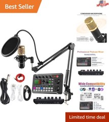 Professional Podcast Microphone – BM-800 – Voice Changer – Studio Recording
