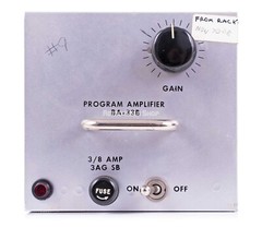 RCA BA-33B Program Amplifier Microphone Preamp Vintage Rare BA33B Mic Pre
