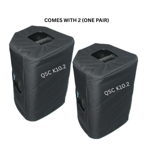 2 (One Pair) QSC K10.2 Speakers Slip Padded Covers LASE (Cannot fit QSC K10)